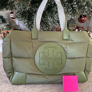 Tory Burch Ella puffer handbag tote NWT SOLD OUT COLLR